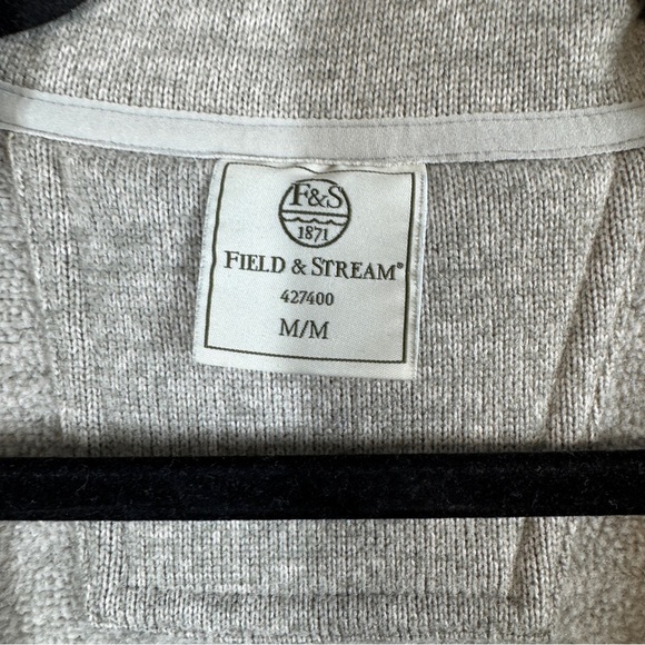 Field & Stream Heather Gray Full Zip Fleece Lightweight Outdoor Jacket Men’s M - Picture 9 of 15